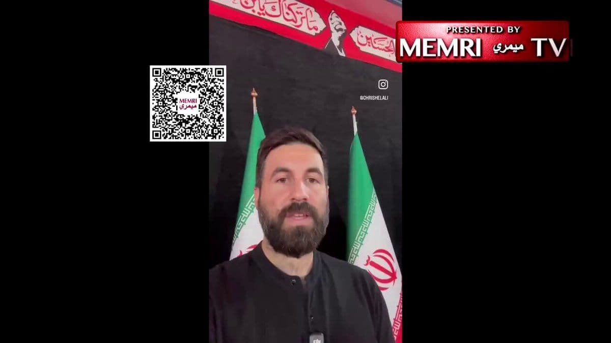@Open Source Intel: American nationals attended a funeral event for Khamenei in Tehran on July 4, per MEMRI.
American Communist Party official Christopher Helali: "I am here to defend Iran."
Jackson Hinkle: the U.S. is