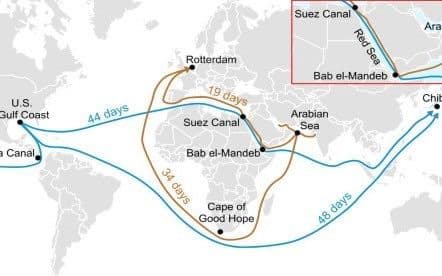 @Visegrád 24: BREAKING:
The Houthis announce that they are introducing a naval blockade of Saudi Arabia.
It means that they will start firing on ships heading to, or from, Saudi ports as they pass through the Bab