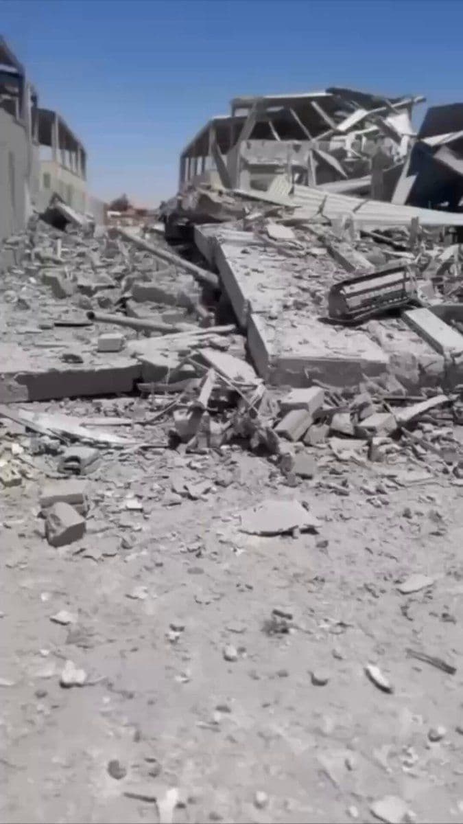 @Babak Taghvaee - The Crisis Watch: BREAKING: Videos and images purportedly leaked by a U.S. Military service member are circulating online, claiming to show the aftermath of an Iranian ballistic missile strike on what appears to be a m