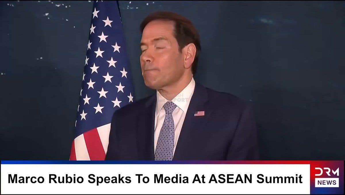 @✡︎𝐋𝐢𝐯𝐞𝐈𝐫𝐚𝐧𝐍𝐞𝐰𝐬🇮🇷🇮🇱: ⚡🇺🇸🦀
Rubio: The agreement does not give the occupying regime of the Islamic Republic the right to fire missiles at commercial ships/The reporter asked whether this agreement is inherently flawed be