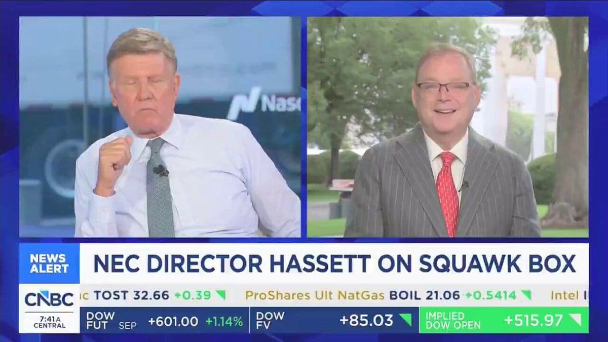 @Open Source Intel: NEC Director Kevin Hassett:
Venezuela became Socialist, their energy production got cut down to almost zero. Countries that adopt Socialism, within a few years, have skyrocketing death rates. Social